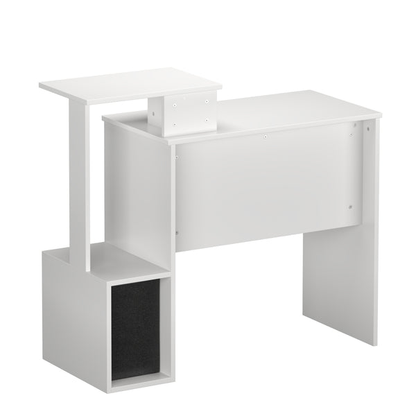 Schreibtisch ARDEN mit Stauraum 99 x 40 x 87 cm weiss