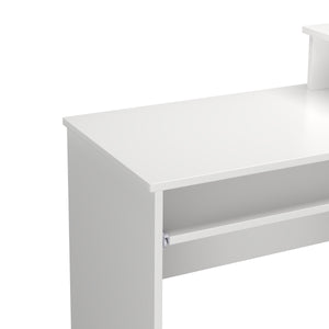 Schreibtisch ARDEN mit Stauraum 99 x 40 x 87 cm weiss