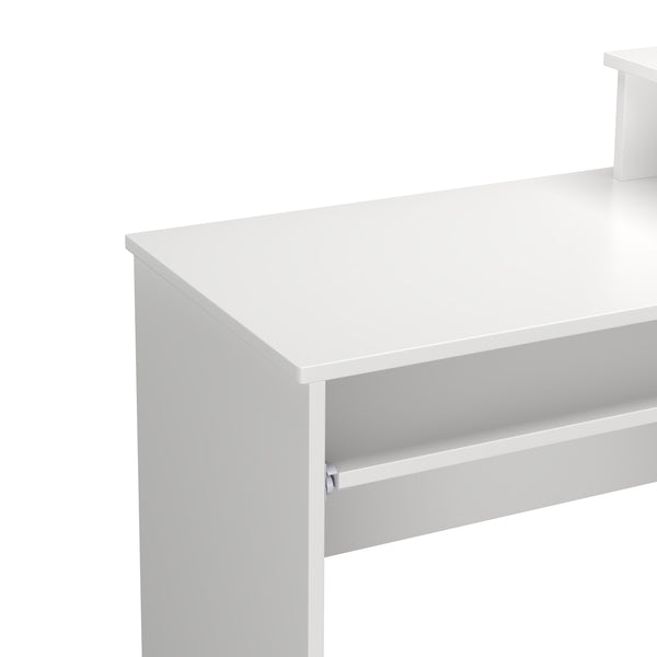 Schreibtisch ARDEN mit Stauraum 99 x 40 x 87 cm weiss