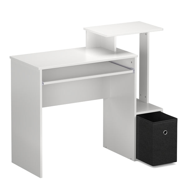 Schreibtisch ARDEN mit Stauraum 99 x 40 x 87 cm weiss