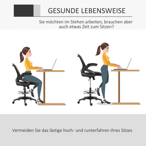 Schreibtischstuhl ergonomischer Bürostuhl Drehstuhl 360° Mesh