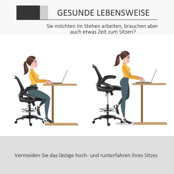 Schreibtischstuhl ergonomischer Bürostuhl Drehstuhl 360° Mesh