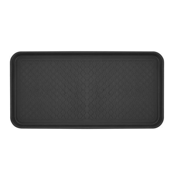 Schuhabtropfschale 76 x 38 cm 3er Set schwarz