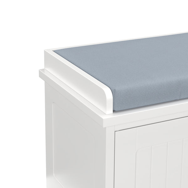 Schuhbank 105 x 35 x 43 cm weiss