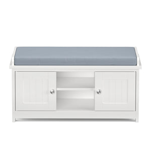 Schuhbank 105 x 35 x 43 cm weiss