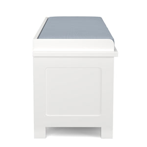 Schuhbank 105 x 35 x 43 cm weiss