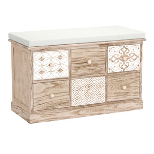 Schuhbank ASHFORD 35 x 78 x 49 cm natur