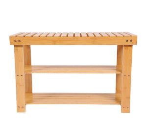 Schuhbank Bambus 70 x 28 x 45 cm