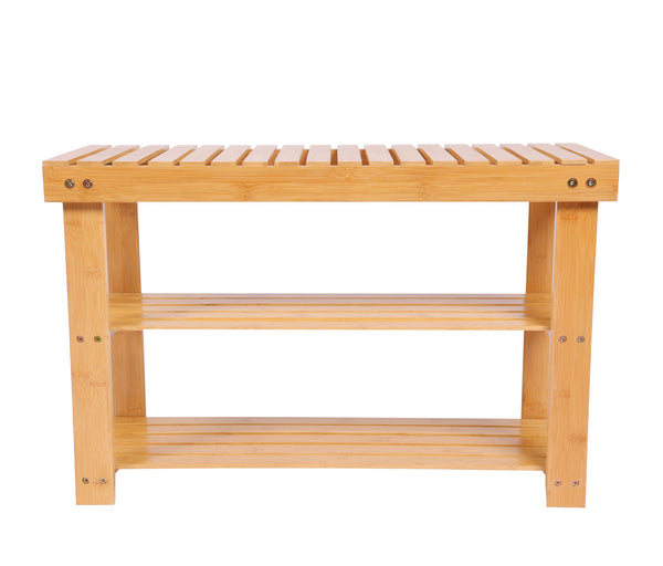 Schuhbank Bambus 70 x 28 x 45 cm