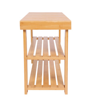 Schuhbank Bambus 70 x 28 x 45 cm