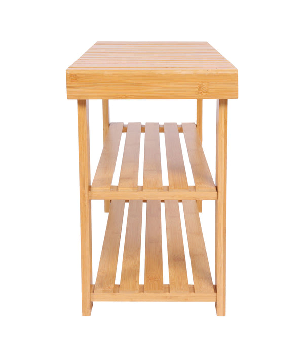 Schuhbank Bambus 70 x 28 x 45 cm