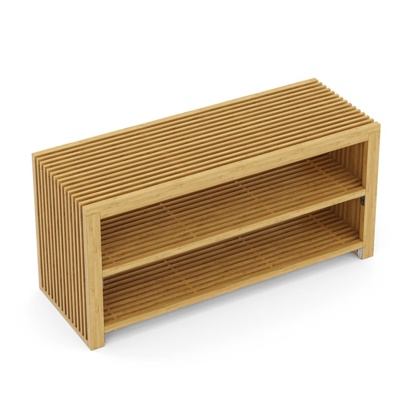 Schuhbank Bambus NORESSO 90 cm natur