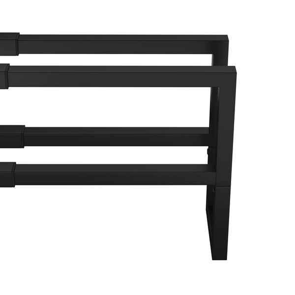Schuhregal Metall LONDRA 43 - 75 x 35 cm schwarz