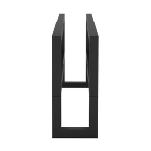 Schuhregal Metall LONDRA 43 - 75 x 35 cm schwarz
