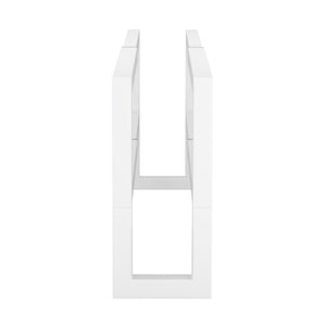 Schuhregal Metall LONDRA 43 - 75 x 35 cm weiss