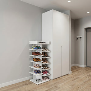 Schuhregal RUTA 45 x 114 cm weiss