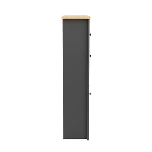 Schuhschrank ARLES 78 x 24 x 108 cm anthrazit