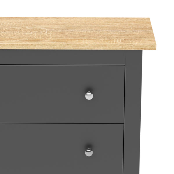Schuhschrank ARLES 78 x 24 x 108 cm anthrazit