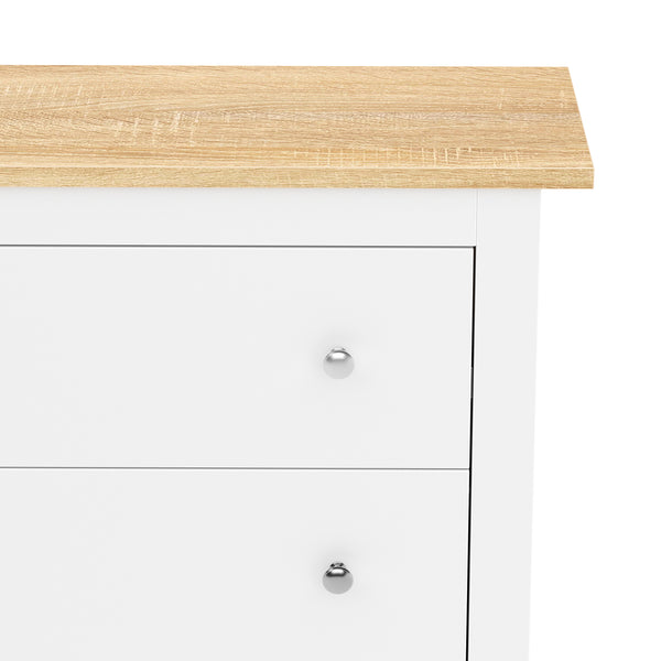 Schuhschrank ARLES 78 x 24 x 108 cm weiss