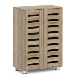 Schuhschrank EDDIE 60 x 33 x 87 cm braun