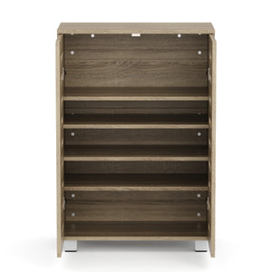Schuhschrank EDDIE 60 x 33 x 87 cm braun