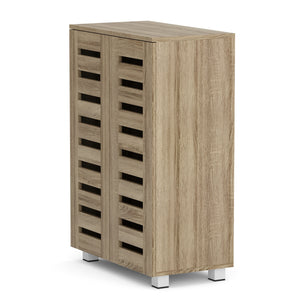 Schuhschrank EDDIE 60 x 33 x 87 cm braun