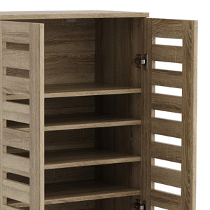Schuhschrank EDDIE 60 x 33 x 87 cm braun