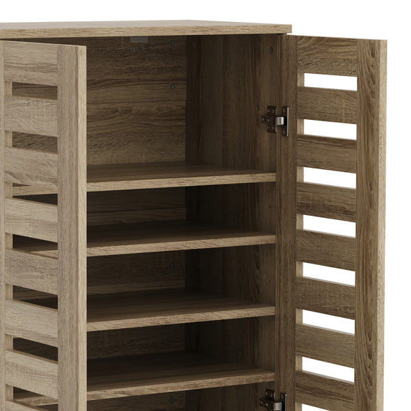 Schuhschrank EDDIE 60 x 33 x 87 cm braun