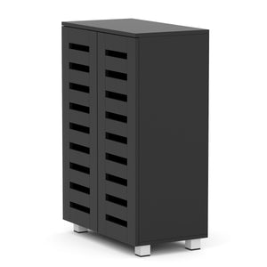 Schuhschrank EDDIE 60 x 33 x 87 cm schwarz