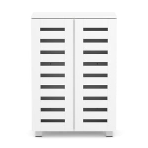 Schuhschrank EDDIE 60 x 33 x 87 cm weiss