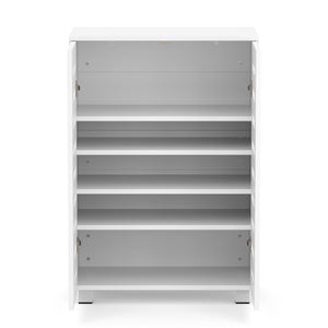 Schuhschrank EDDIE 60 x 33 x 87 cm weiss