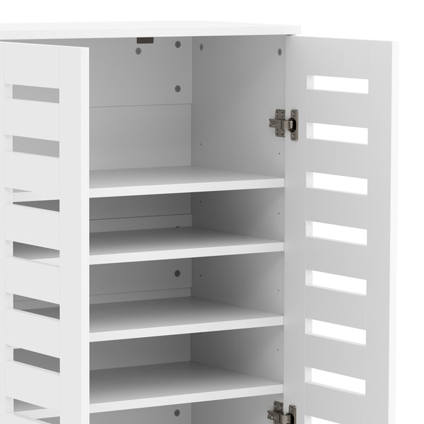Schuhschrank EDDIE 60 x 33 x 87 cm weiss