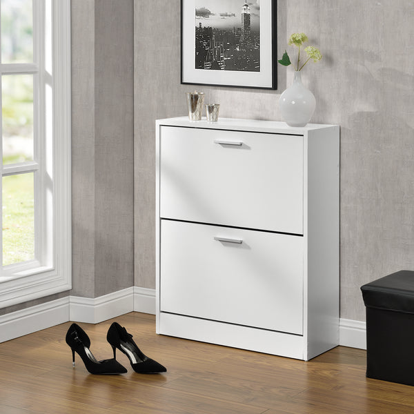 Armoire à chaussures blanche Saja