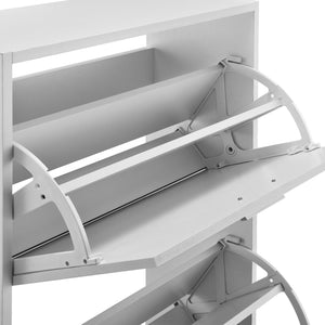 Armoire à chaussures blanche Saja