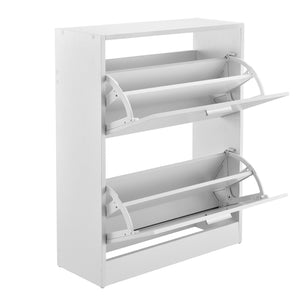 Armoire à chaussures blanche Saja