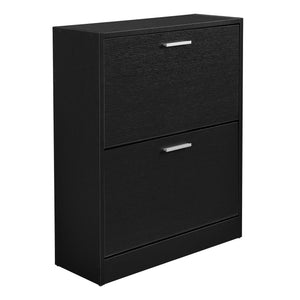 Armoire à chaussures noire Saja