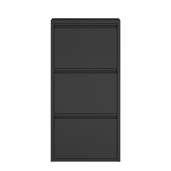 Scarpiera in metallo ROMEO 50 x 103 cm nero