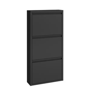 Scarpiera in metallo ROMEO 50 x 103 cm nero