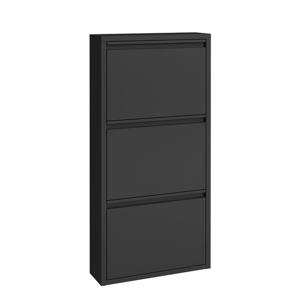 Scarpiera in metallo ROMEO 50 x 103 cm nero