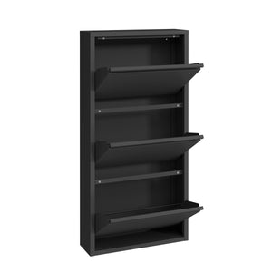 Scarpiera in metallo ROMEO 50 x 103 cm nero