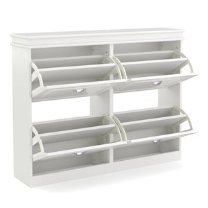 Scarpiera PETRA 105 x 24 x 82 cm bianca