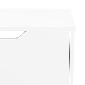 Schuhschrank SENA 6 Kippfächer 101 x 129 cm weiss