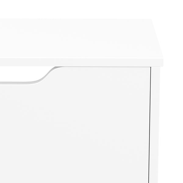 Schuhschrank SENA 6 Kippfächer 101 x 129 cm weiss