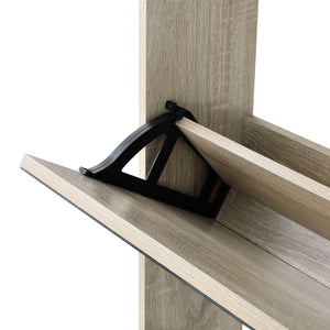 Scarpiera Lund 102,5x63x17cm Specchiata con 3 ante