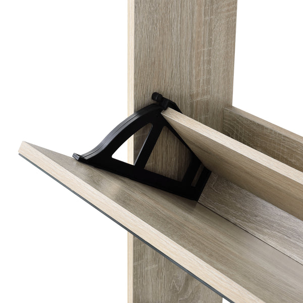 Scarpiera Lund 102,5x63x17cm Specchiata con 3 ante