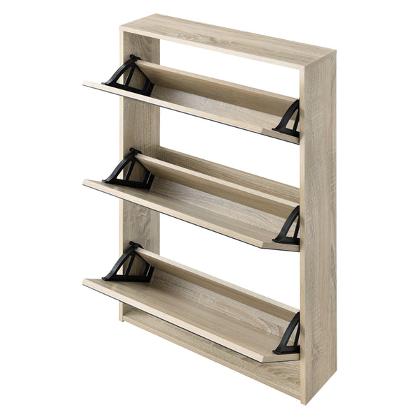 Scarpiera Lund 102,5x63x17cm Specchiata con 3 ante