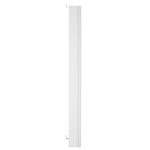 Schuhschrank mit Spiegel 50 x 18 x 195 cm weiss