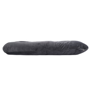 Schwangerschaftskissen Stillkissen U-Form 140 x 70 cm anthrazit