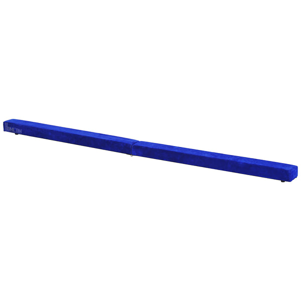 Balance beam 210cm, foldable gymnastic beam, blue