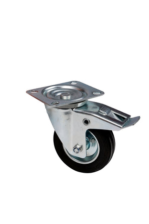 Schwerlastrollen Vollgummi 4er Set 160 mm